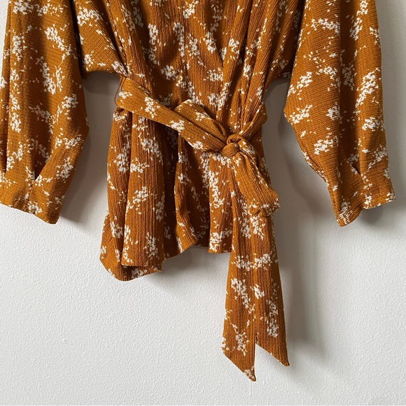Anthropologie Orange Blouse Top - Picture 12 of 15